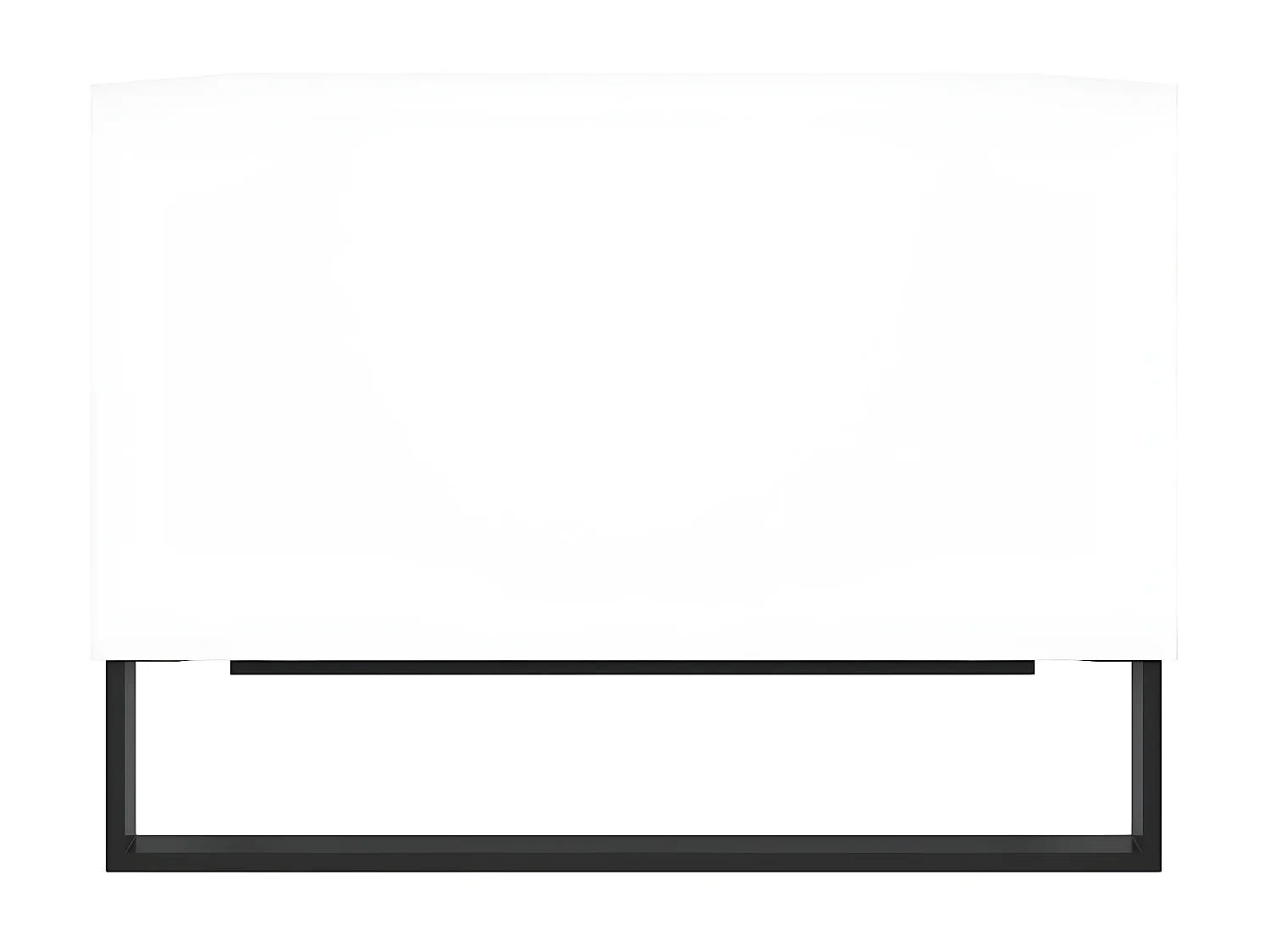 Mesa de centro 60x50x36,5 cm derivados de madeira branco PT367958