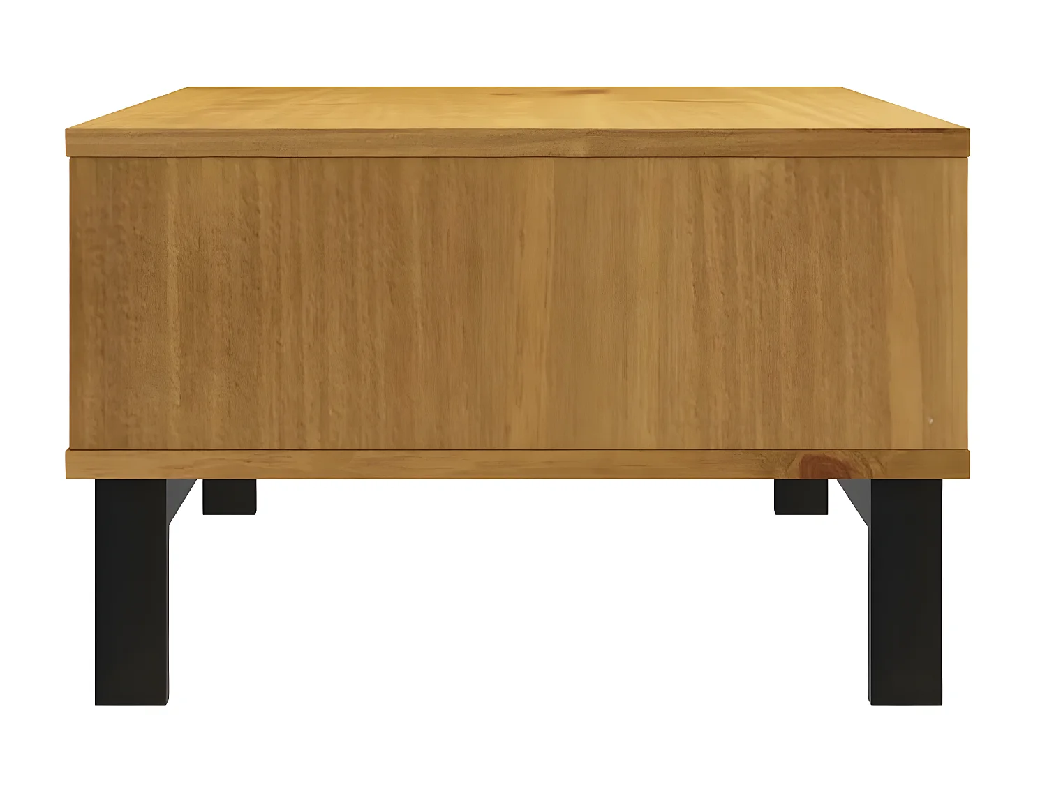 Table basse FLAM 100x50x32,5 cm bois de pin massif OFR52029 BonneVie Meuble