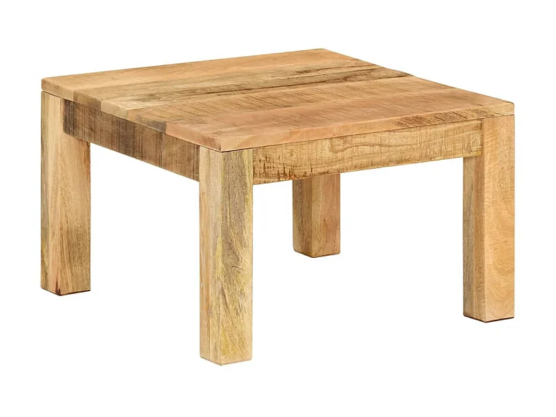 Mesa de centro 55x55x35 cm madeira de mangueira maciça PT966157