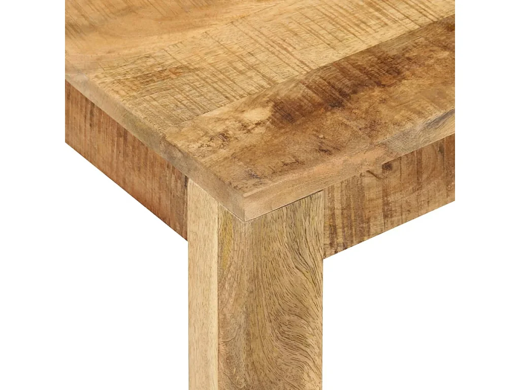 Table basse 55x55x35 cm Bois de manguier massif OFR48966 BonneVie Meuble