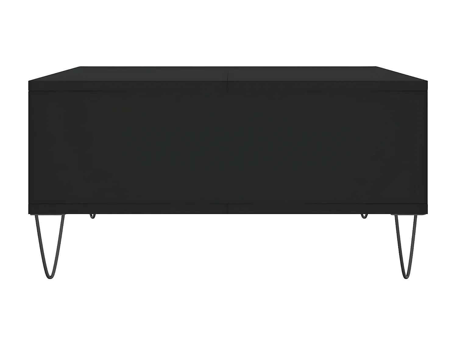 Mesa de centro 60x60x30 cm derivados de madeira preto PT743499