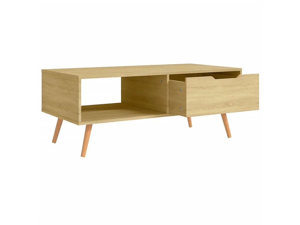 Mesa de centro 100x49,5x43 cm derivados madeira carvalho sonoma PT224881