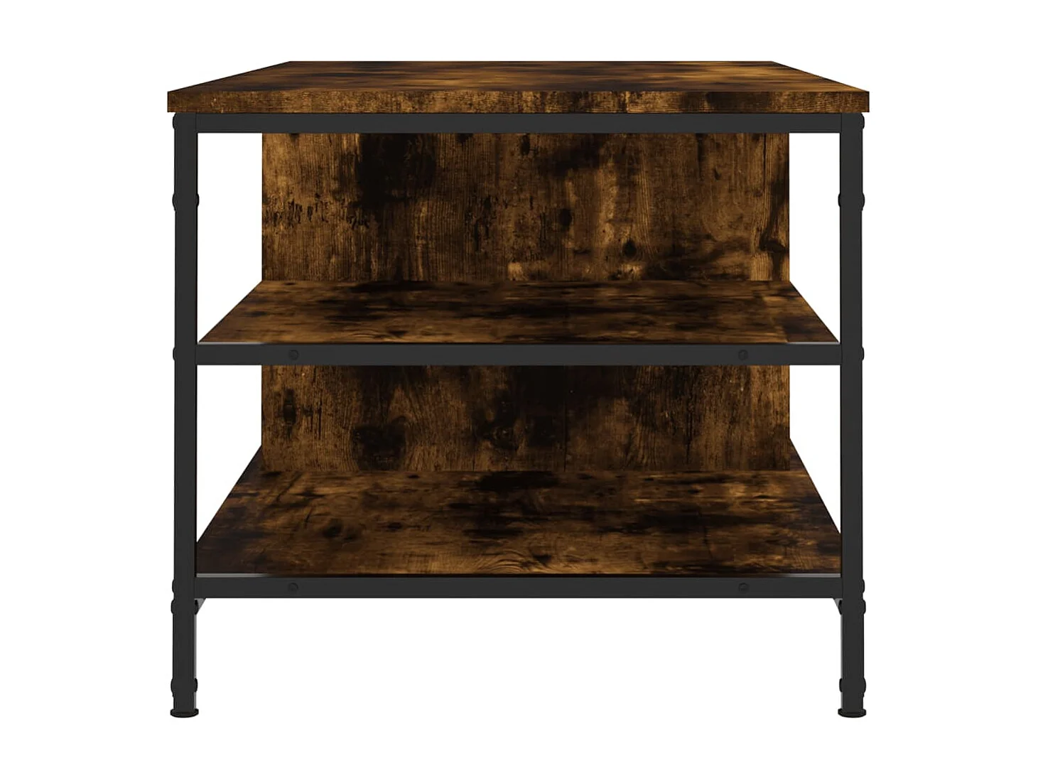 Table basse Chêne fumé 100x50x45 cm Bois d'ingénierie OFR16351 BonneVie Meuble