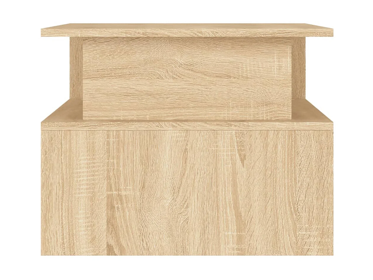 Salontafel 90x55x42,5 cm bewerkt hout sonoma eikenkleurig NL73529