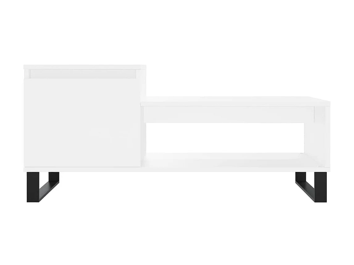 Mesa de centro 100x50x45 cm derivados de madeira branco PT656354