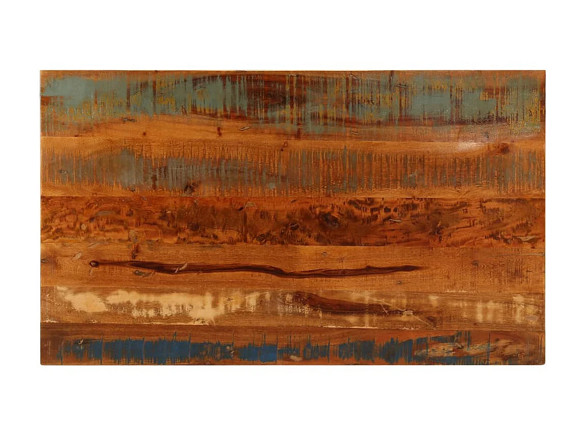 Mesa centro c/ prateleira 100x60x35cm madeira recuperada maciça PT489582