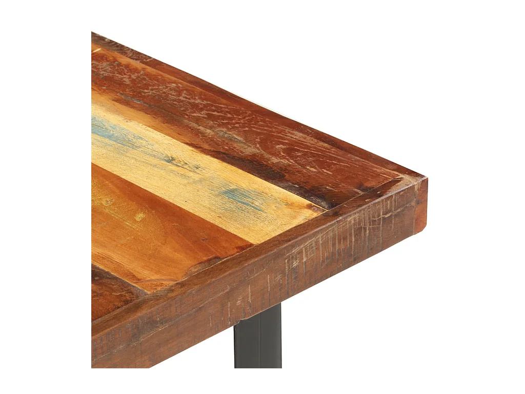 Table basse 142x90x42 cm Bois de récupération massif OFR63292 BonneVie Meuble
