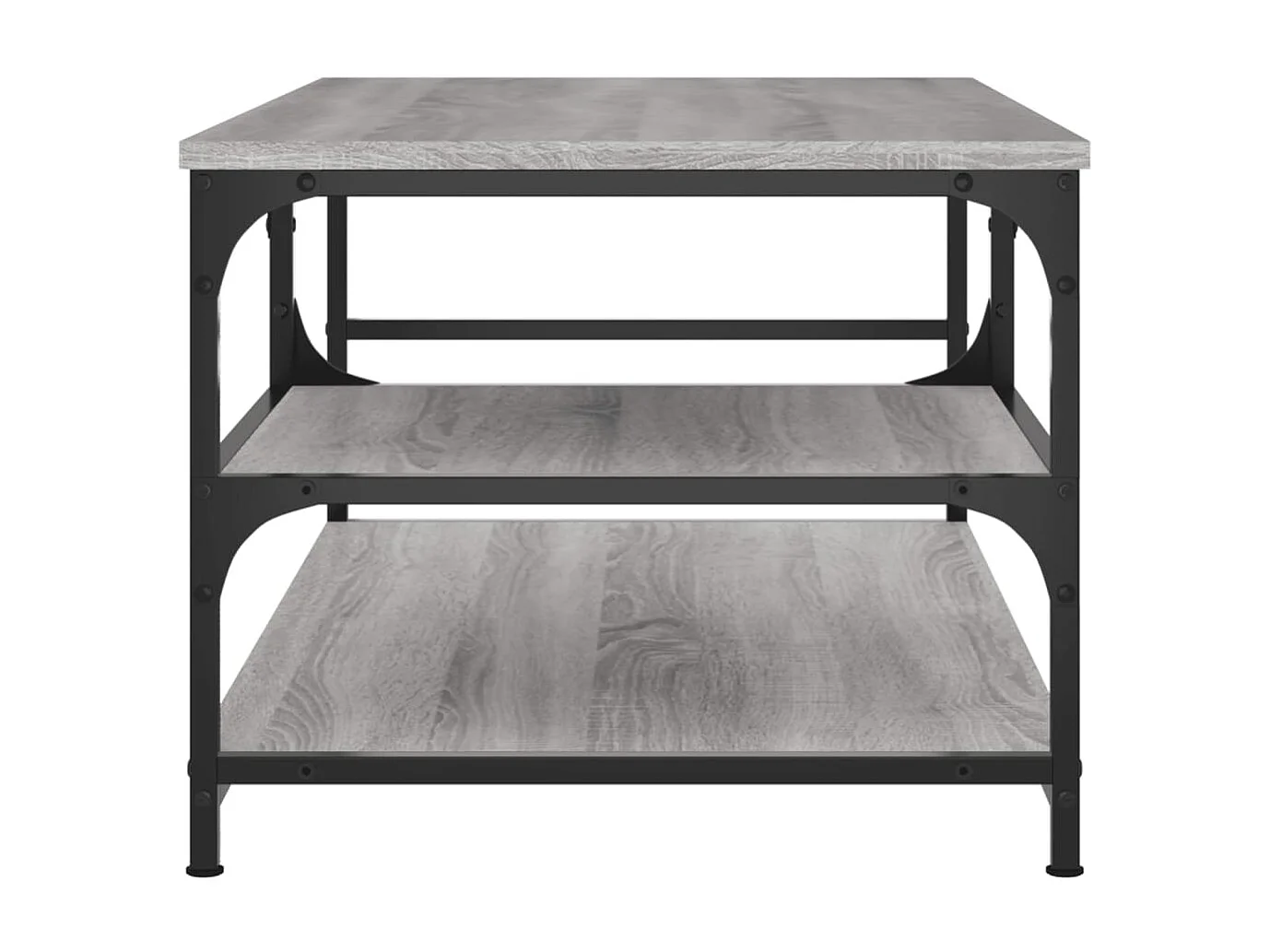 Table basse sonoma gris 90x49x40 cm bois d'ingénierie OFR17864 BonneVie Meuble