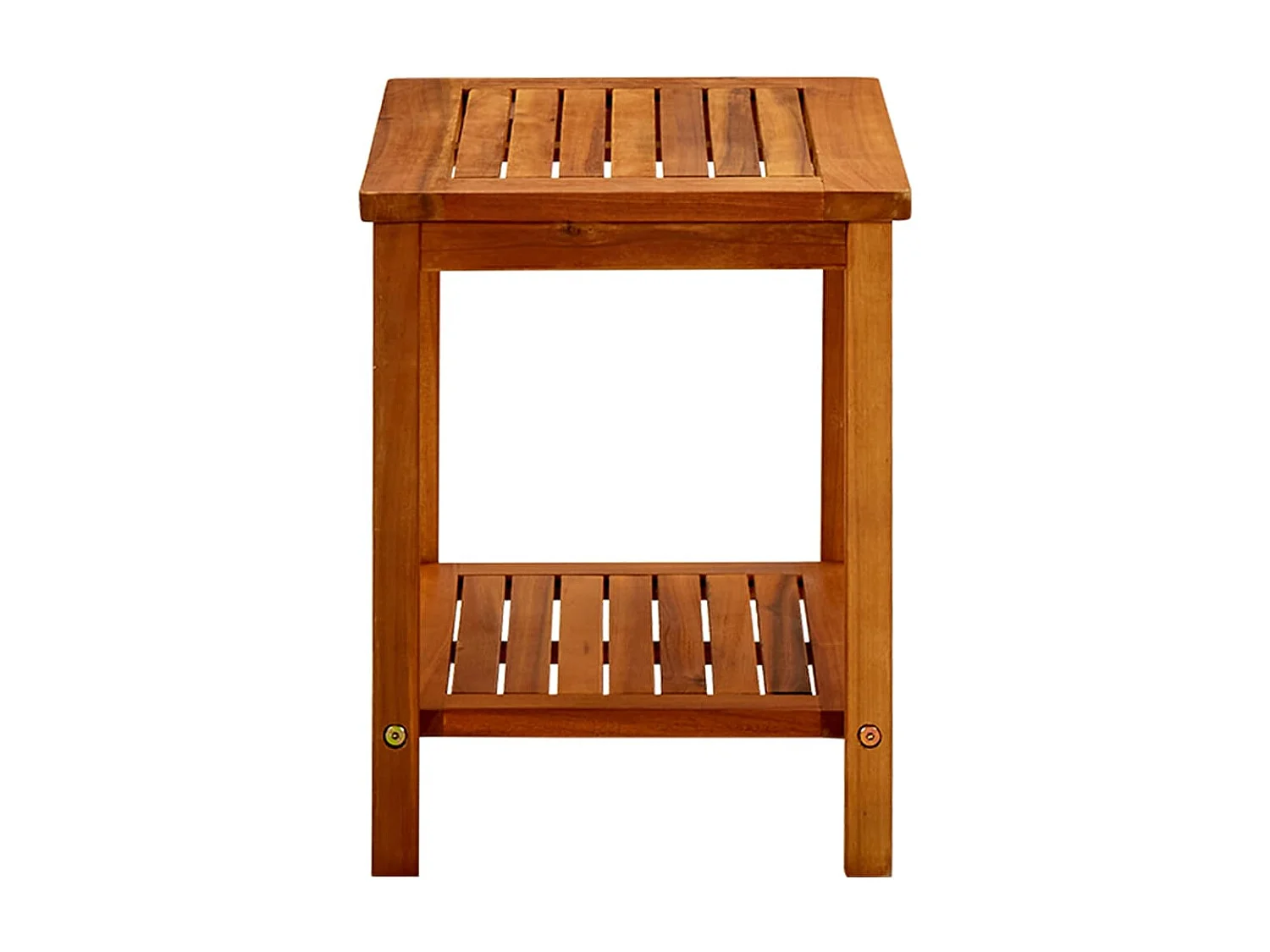 Table basse 50x35x45 cm Bois d'acacia solide OFR80425 BonneVie Meuble