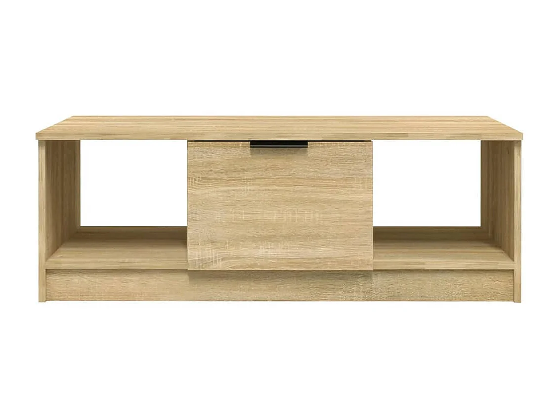 Mesa de centro madera de ingeniería roble Sonoma 102x50x36 cm ES14264