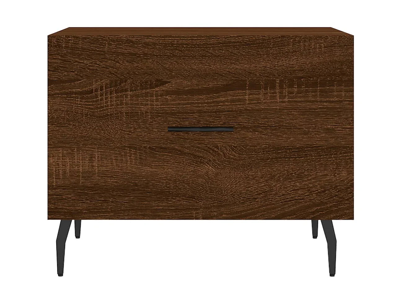 Table basse Chêne marron 50x50x40 cm Bois d'ingénierie OFR49595 BonneVie Meuble