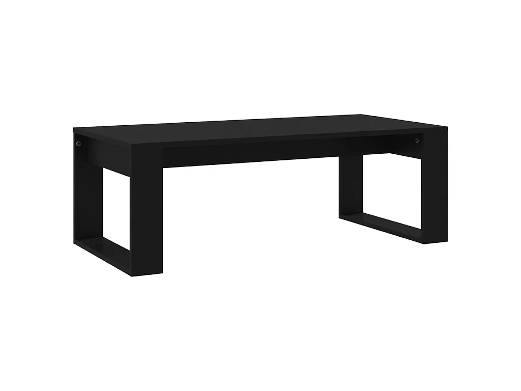 Mesa de centro 102x50x35 cm derivados de madeira preto PT221126