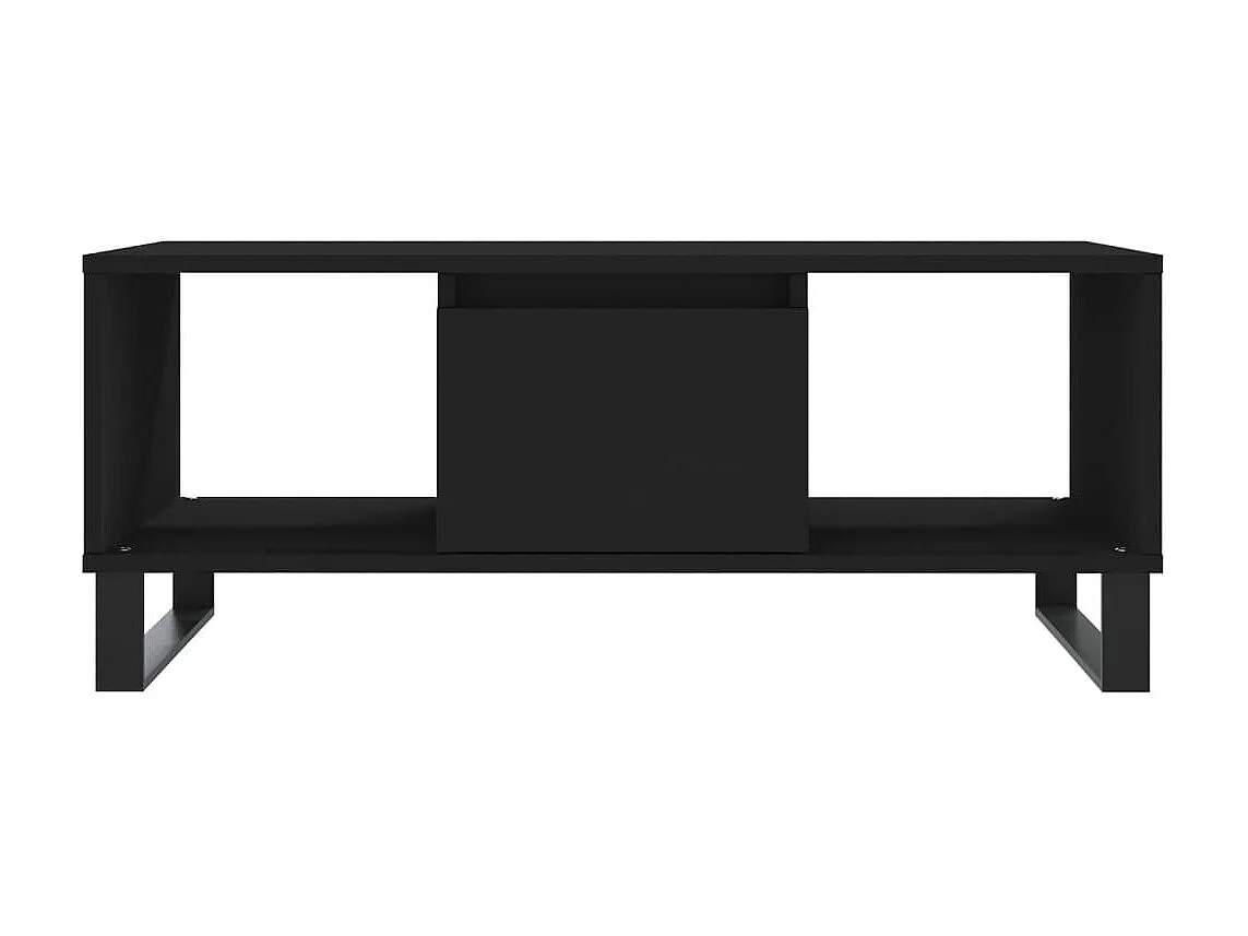 Mesa de centro 90x50x36,5 cm derivados de madeira preto PT393956