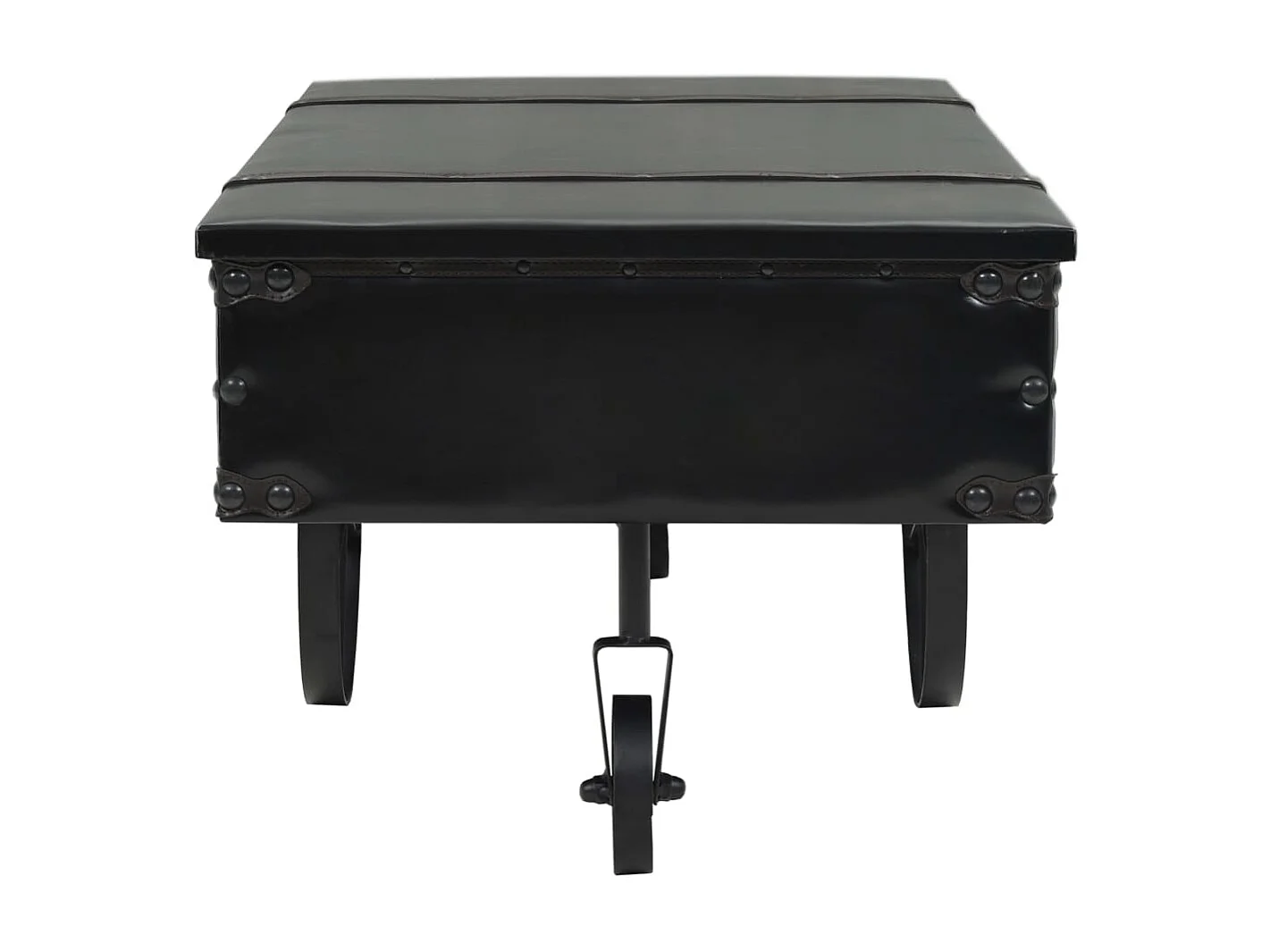 Mesa de centro em MDF e madeira de abeto 110x55x43 cm PT978823