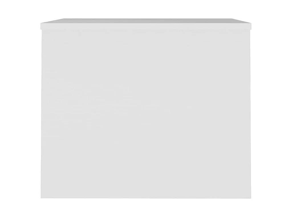Table basse relevable Blanc 80x50,5x41,5 cm Bois d'ingénierie OFR35015 BonneVie Meuble