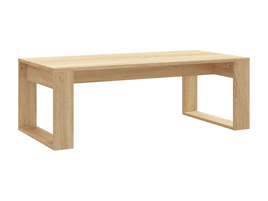 Salontafel 102x50x35 cm bewerkt hout sonoma eikenkleurig NL12440