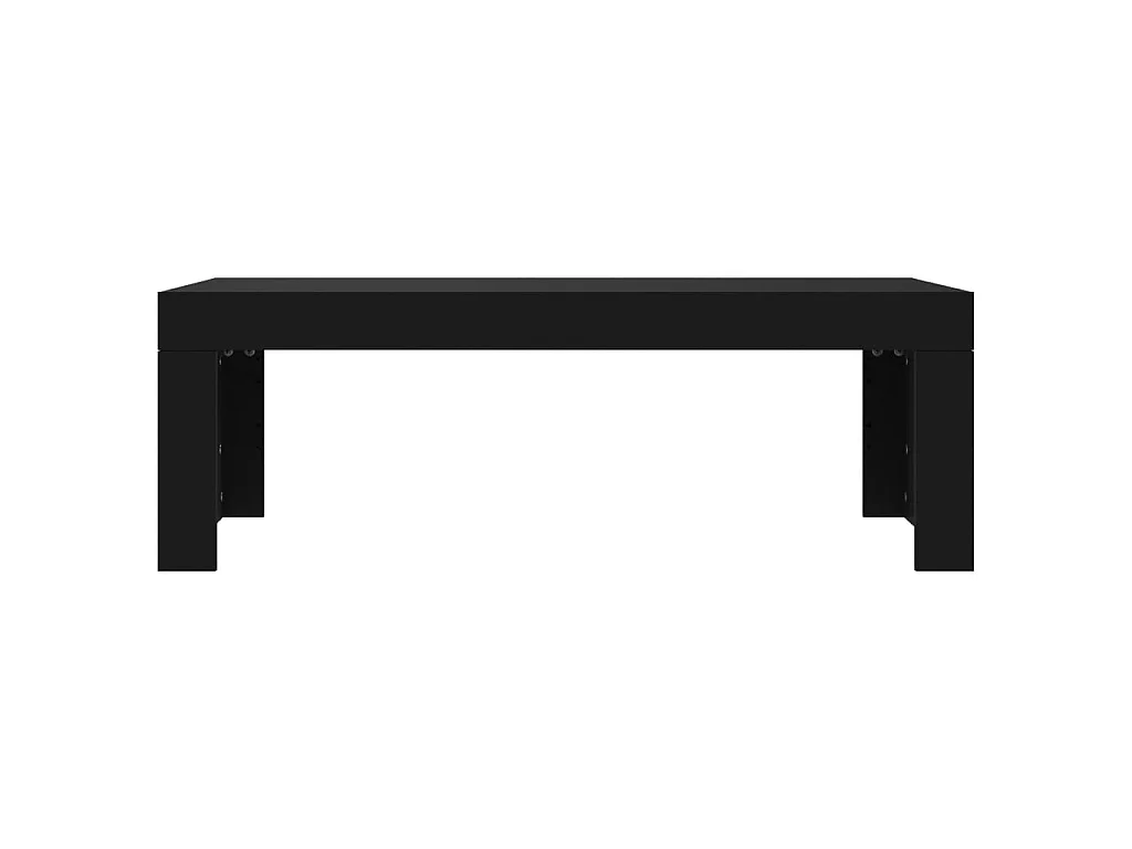 Mesa de centro madera de ingeniería negro 102x50x36 cm ES16682