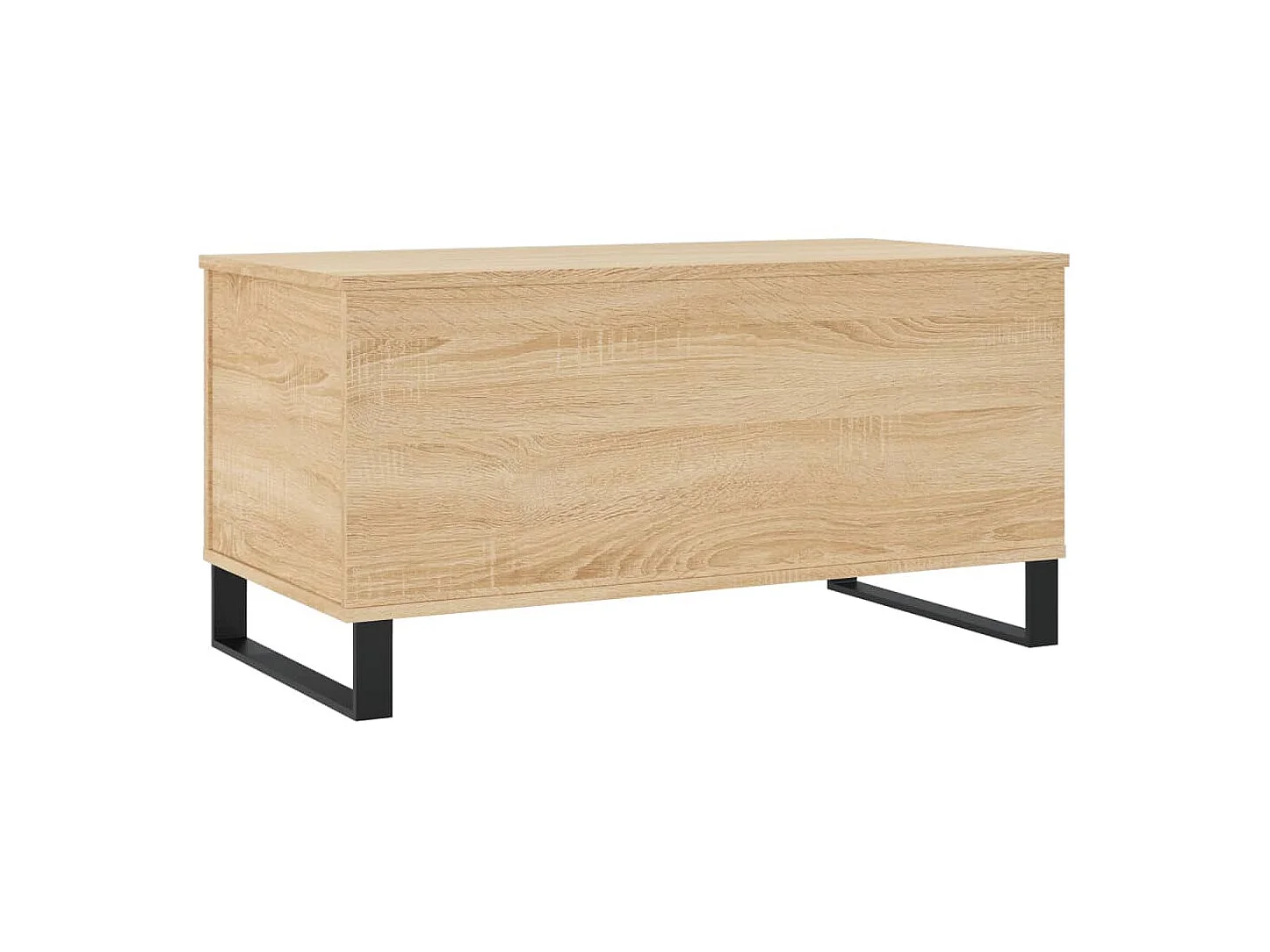 Table basse relevable Chêne sonoma 90x44,5x45 cm Bois d'ingénierie OFR70601 BonneVie Meuble