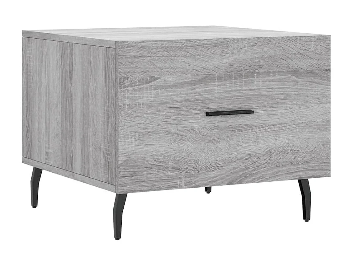 Table basse Sonoma gris 50x50x40 cm Bois d'ingénierie OFR87408 BonneVie Meuble