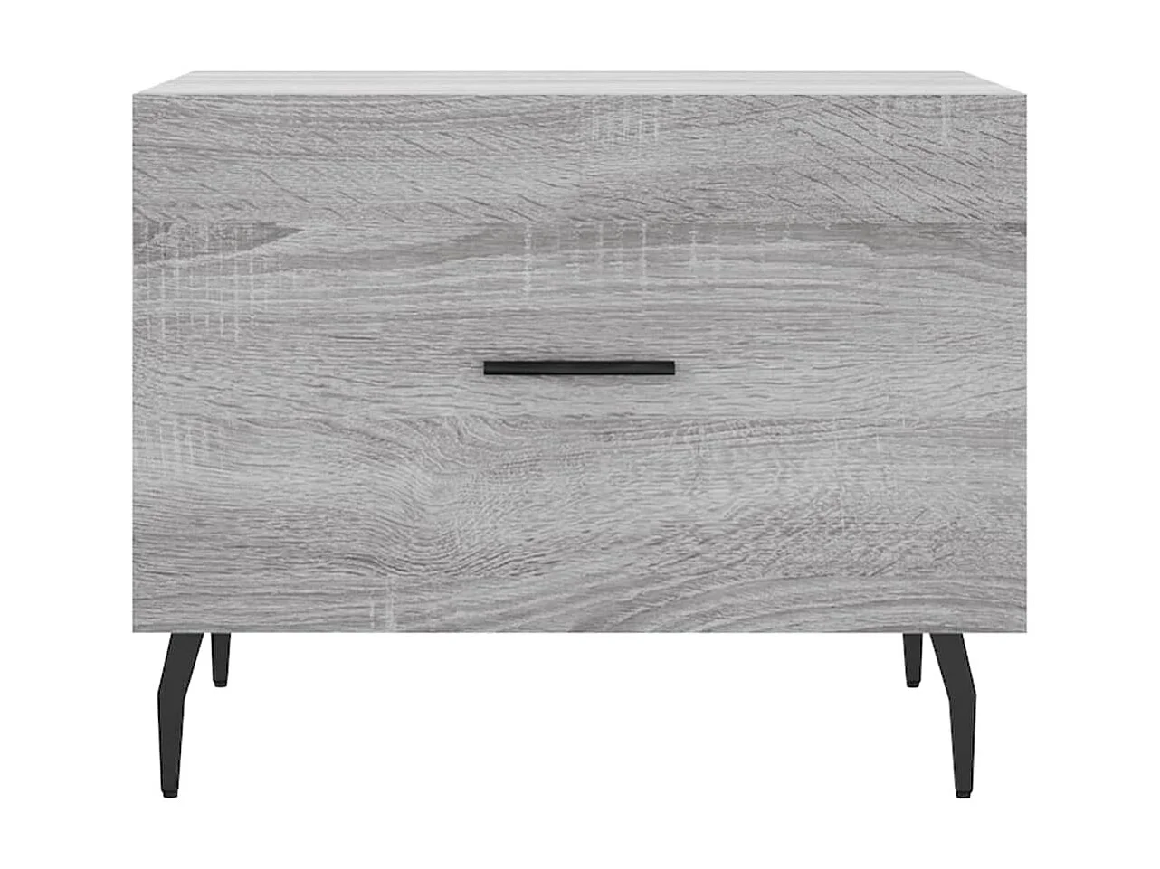 Table basse Sonoma gris 50x50x40 cm Bois d'ingénierie OFR87408 BonneVie Meuble
