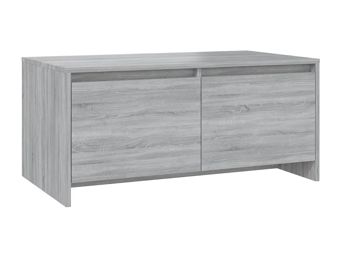Table basse Sonoma gris 90x50x41,5 cm Aggloméré OFR12181 BonneVie Meuble