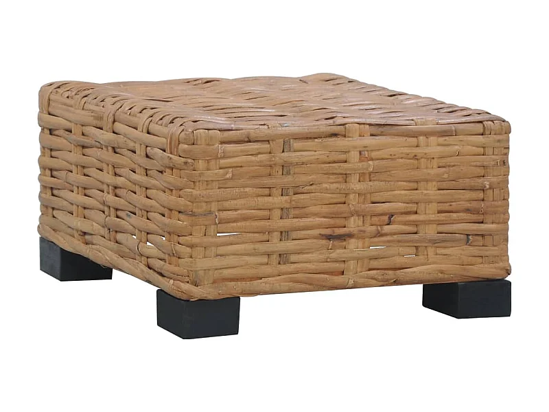Salontafel 47x47x28 cm natuurlijk rattan NL48321
