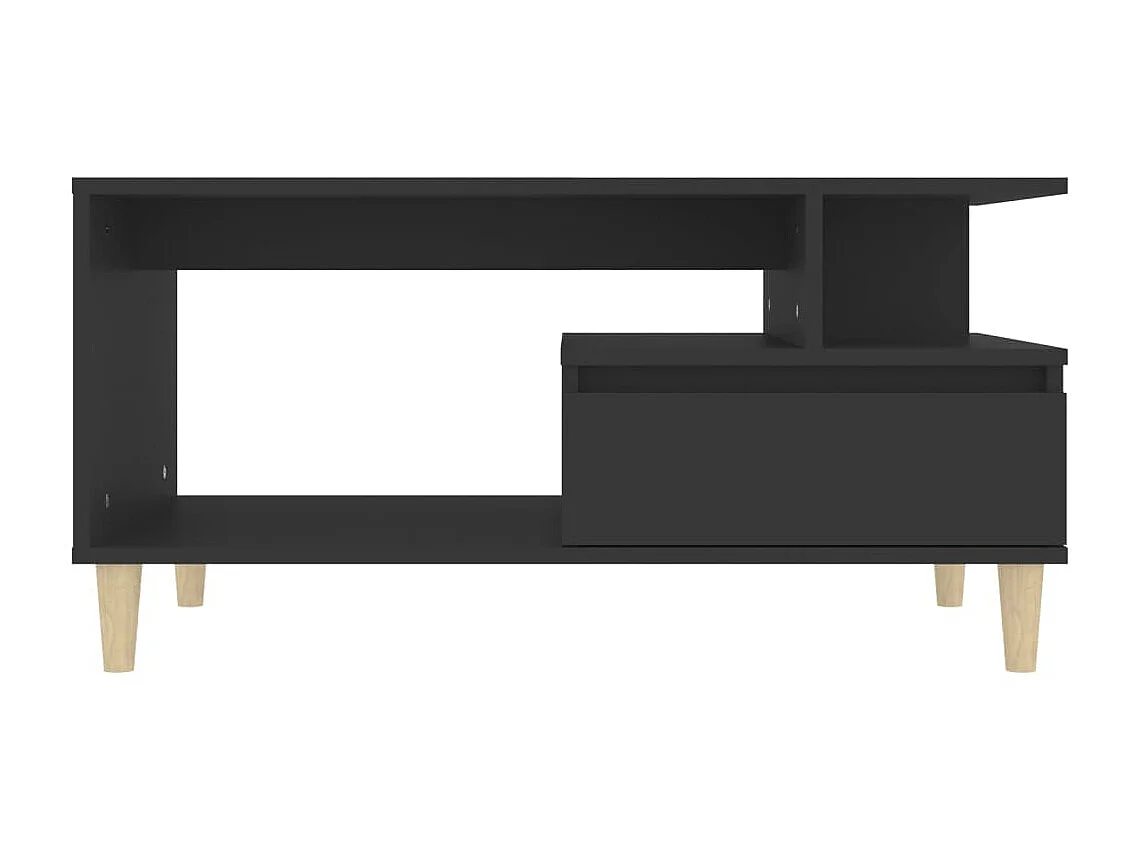 Mesa de centro 90x49x45 cm derivados de madeira preto PT627928