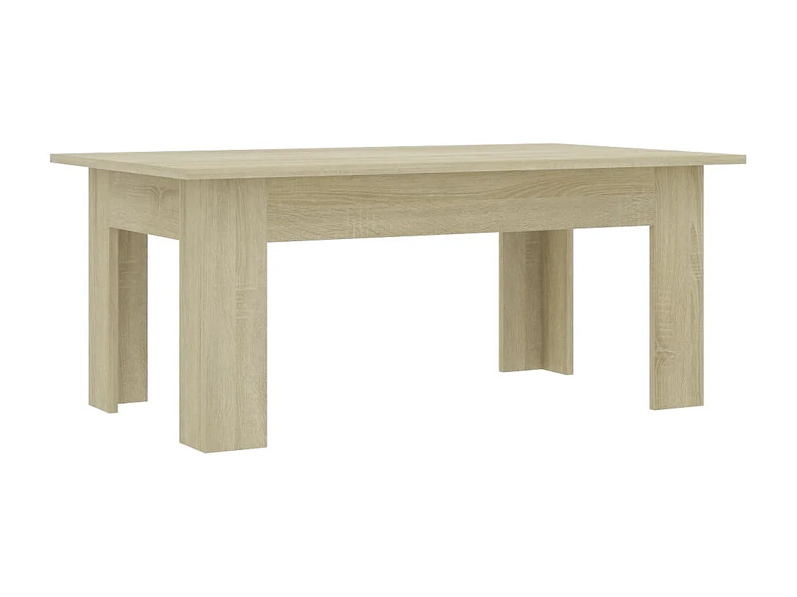 Mesa de centro 100x60x42cm derivados de madeira carvalho sonoma PT426766