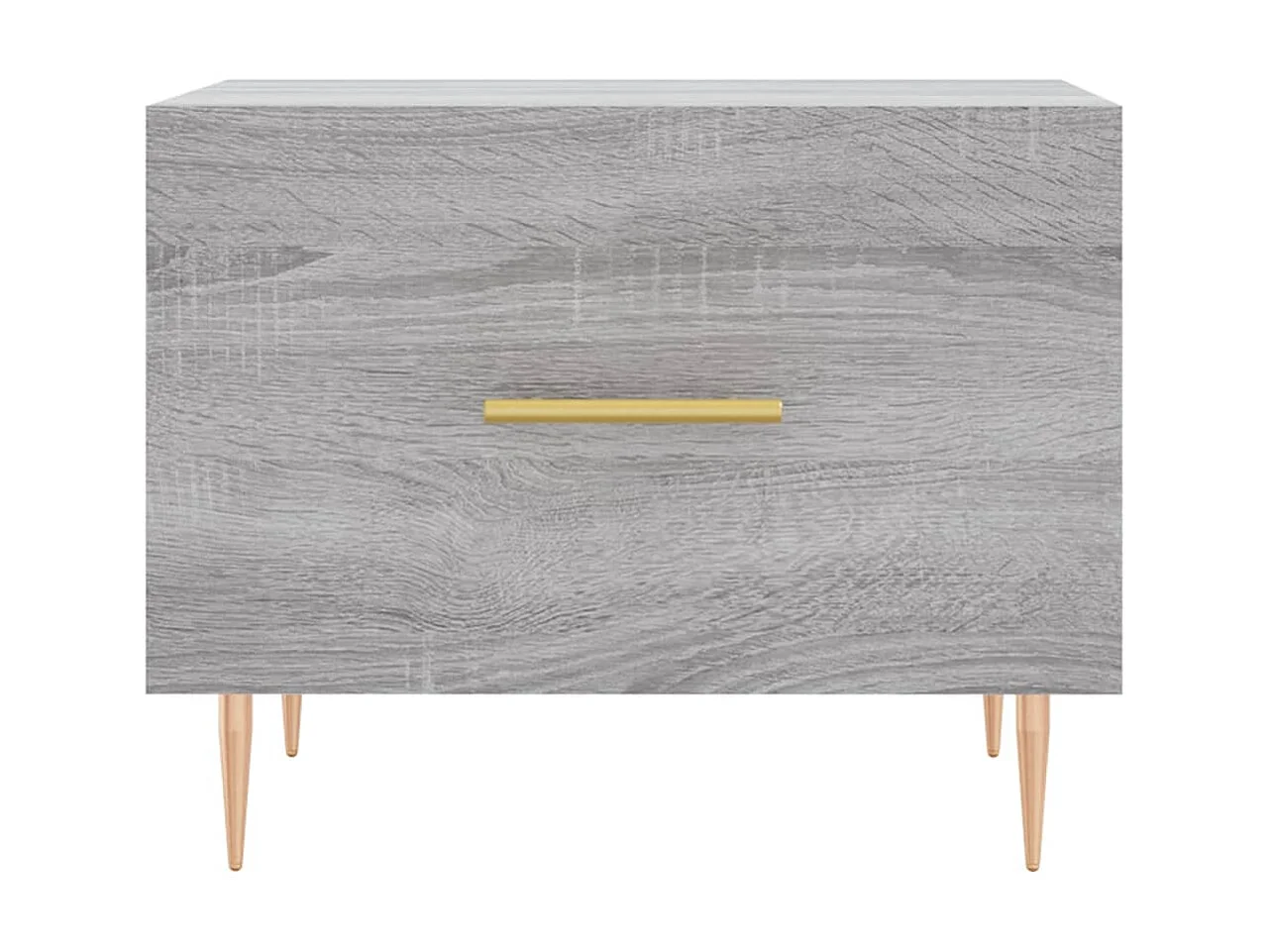 Table basse Sonoma gris 50x50x40 cm Bois d'ingénierie OFR13518 BonneVie Meuble