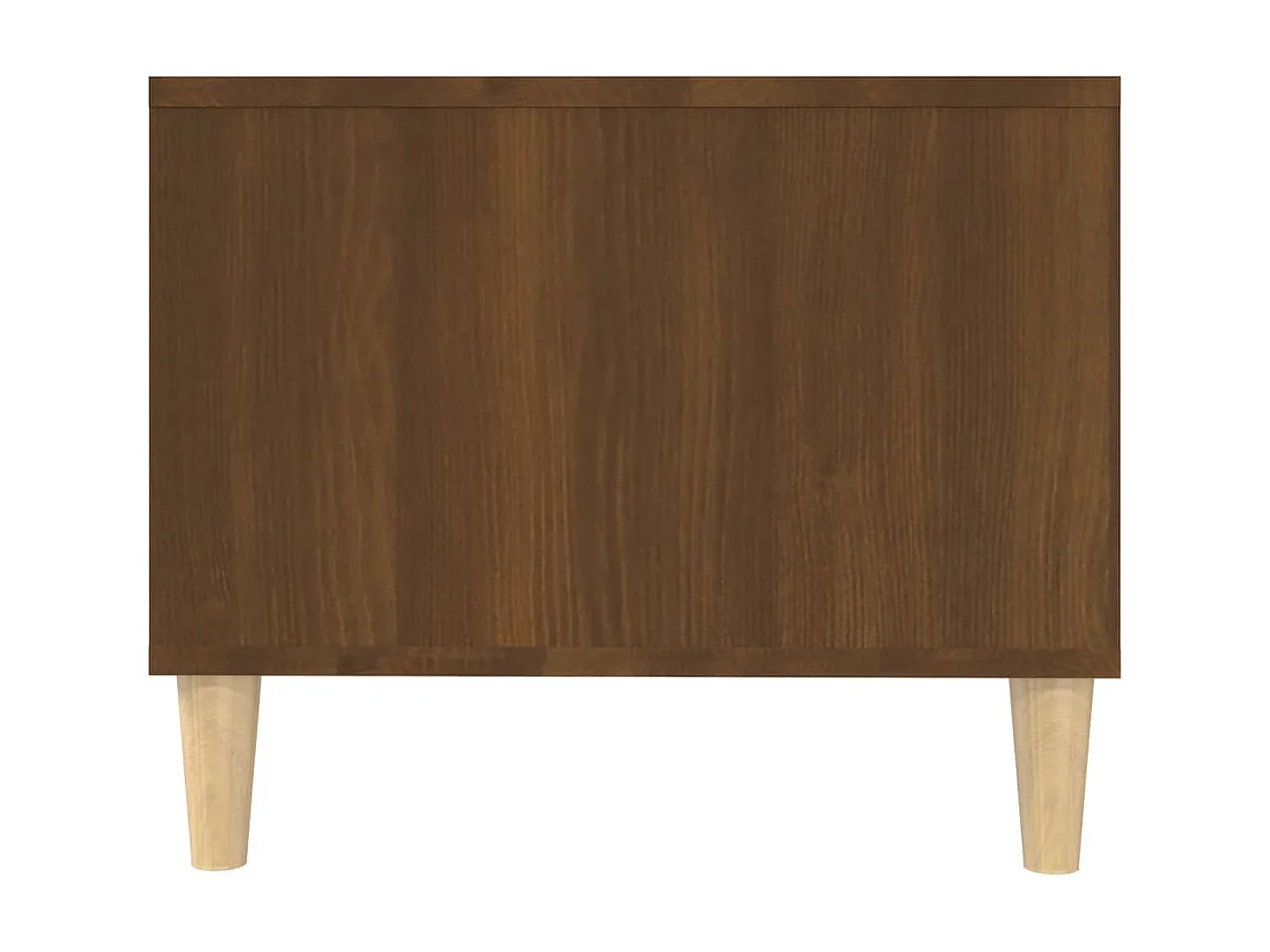 Table basse chêne marron 102x50x40 cm bois d'ingénierie OFR75692 BonneVie Meuble