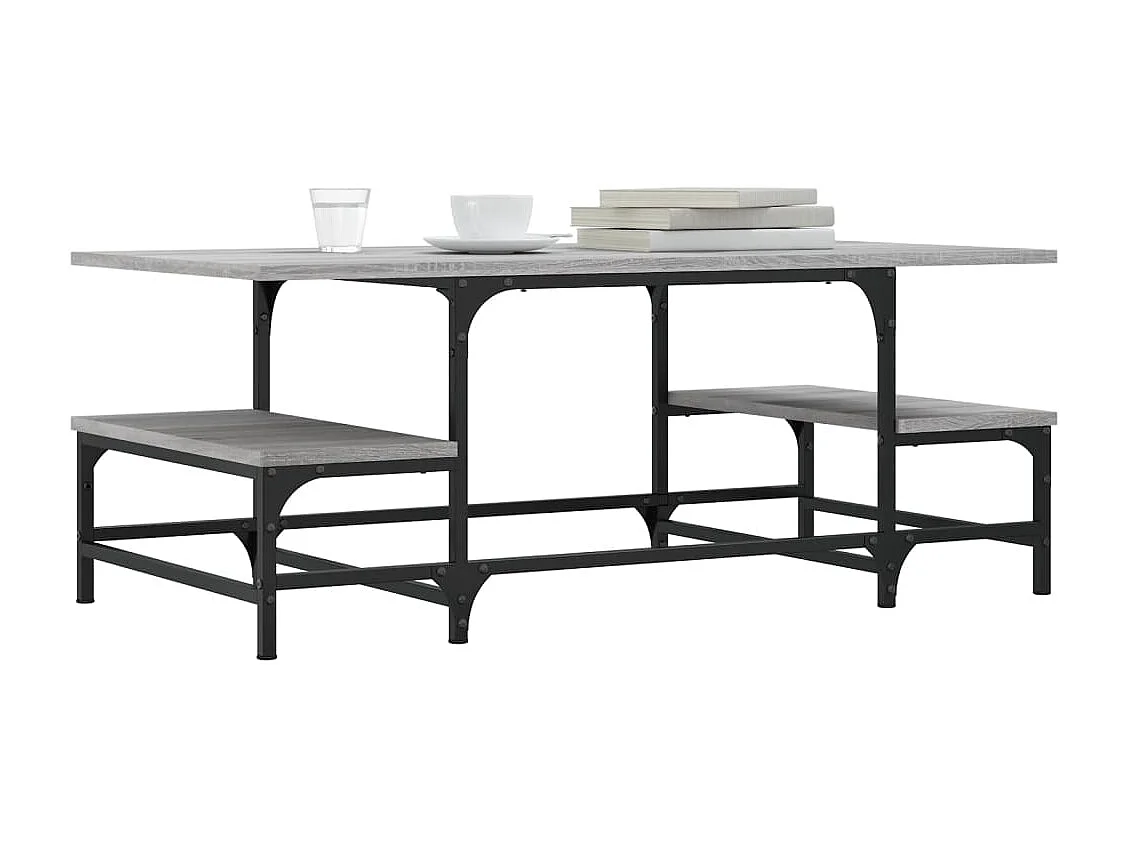 Mesa de centro 100x50,5x40 cm derivados de madeira cinza sonoma PT239951