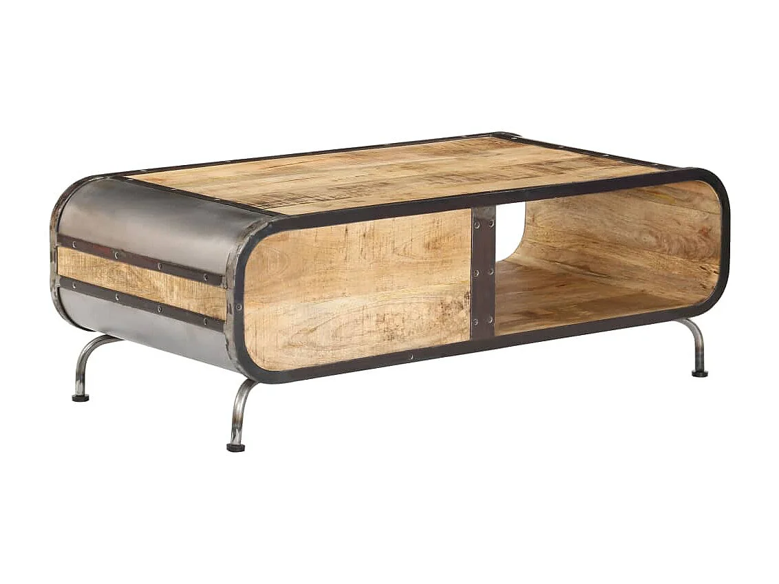 Salontafel 100x50x35 cm massief mangohout NL49020