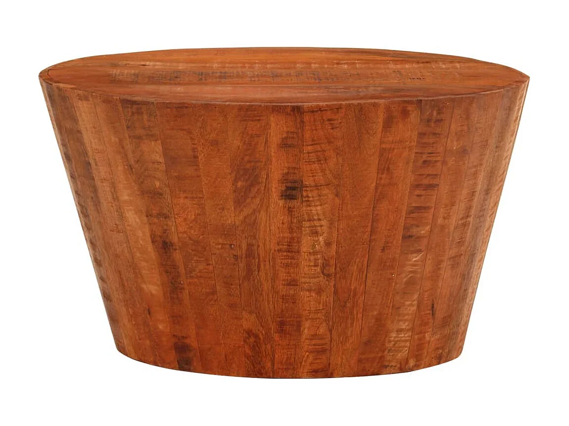 Mesa de centro Ø 52x30 madeira de mangueira áspera maciça PT178752