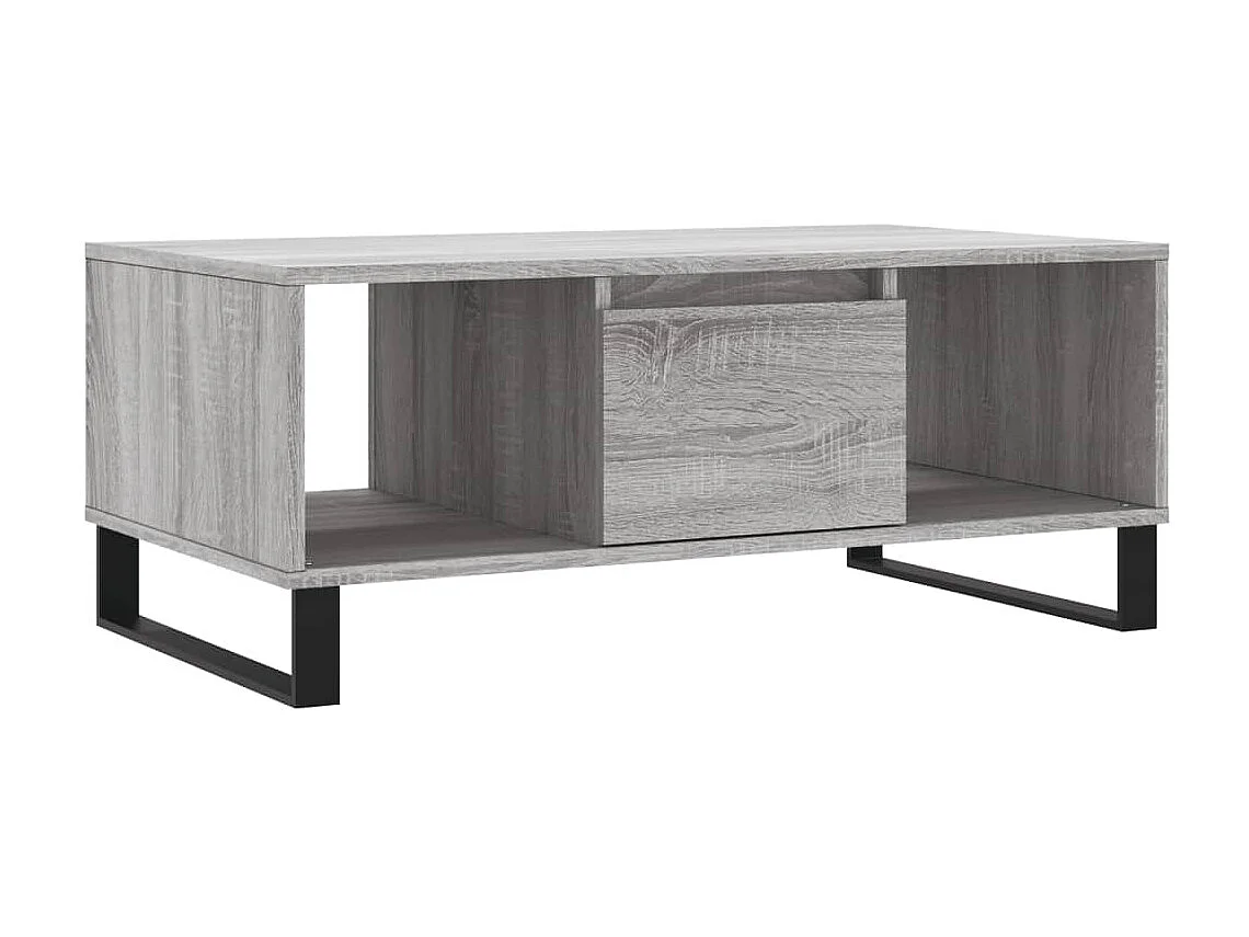Mesa de centro 90x50x36,5 cm derivados madeira cinzento sonoma PT626114