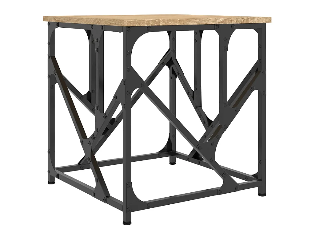 Mesa de centro 45x45x47,5 cm derivados madeira carvalho sonoma PT302408