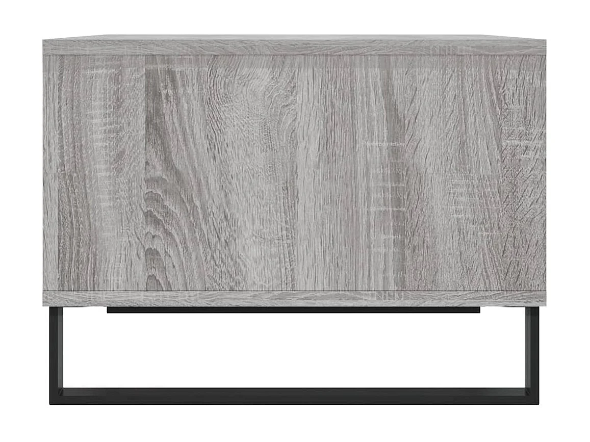 Salontafel 60x50x36,5 cm bewerkt hout grijs NL17888