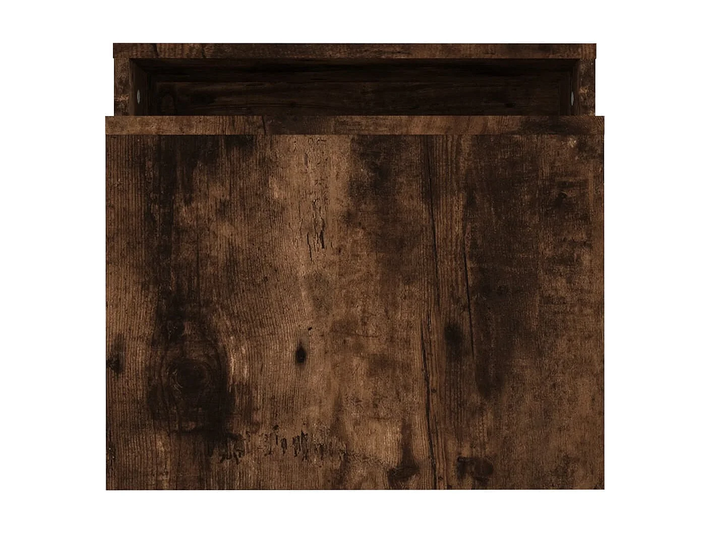 Set mesas centro madera contrachapada roble ahumado 100x48x40cm ES20469