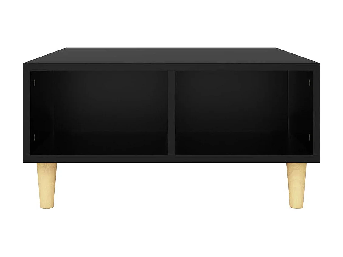 Table basse Noir 60x60x30 cm Aggloméré OFR44895 BonneVie Meuble