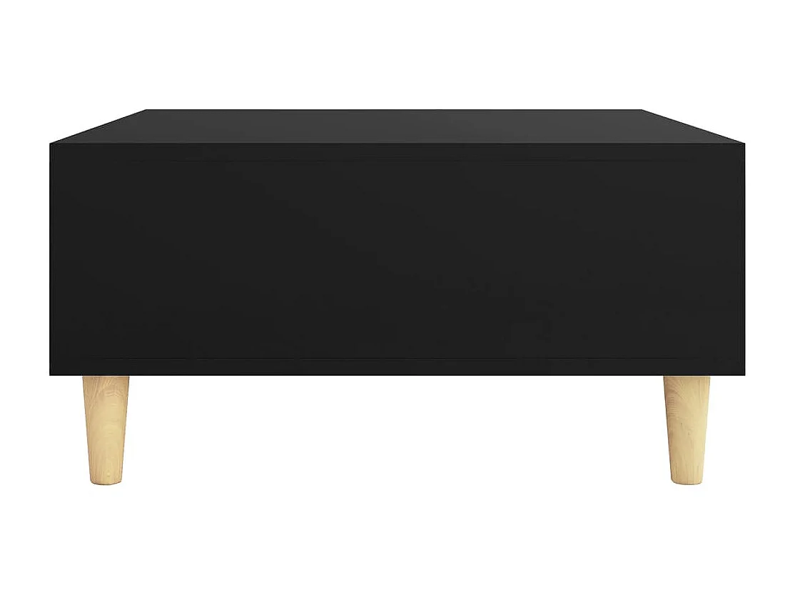 Table basse Noir 60x60x30 cm Aggloméré OFR44895 BonneVie Meuble