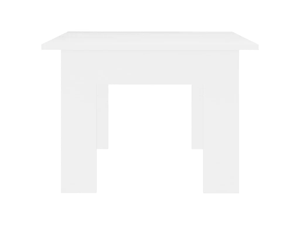 Table basse Blanc 100x60x42 cm Bois d'ingénierie OFR48221 BonneVie Meuble