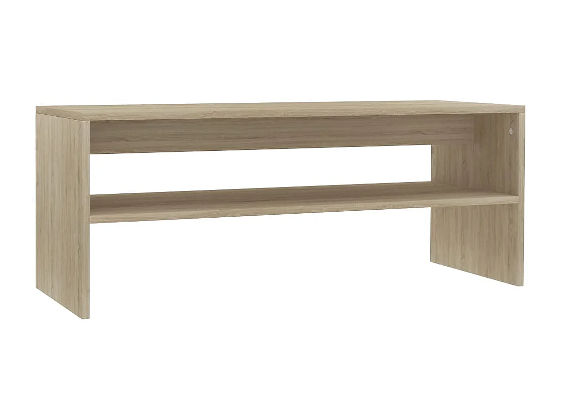 Mesa de centro 100x40x40 cm contraplacado cor carvalho sonoma PT544368