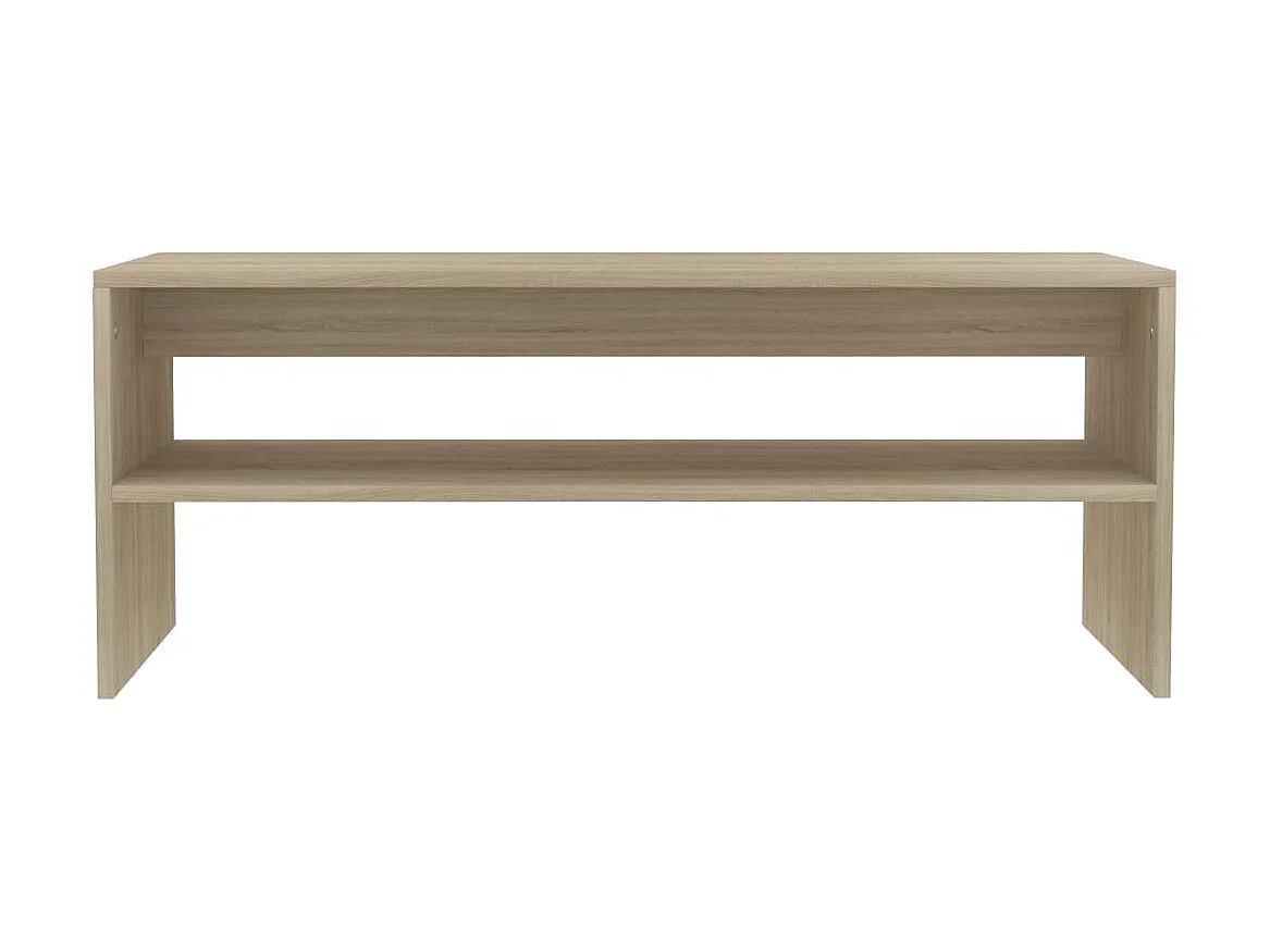 Mesa de centro 100x40x40 cm contraplacado cor carvalho sonoma PT544368