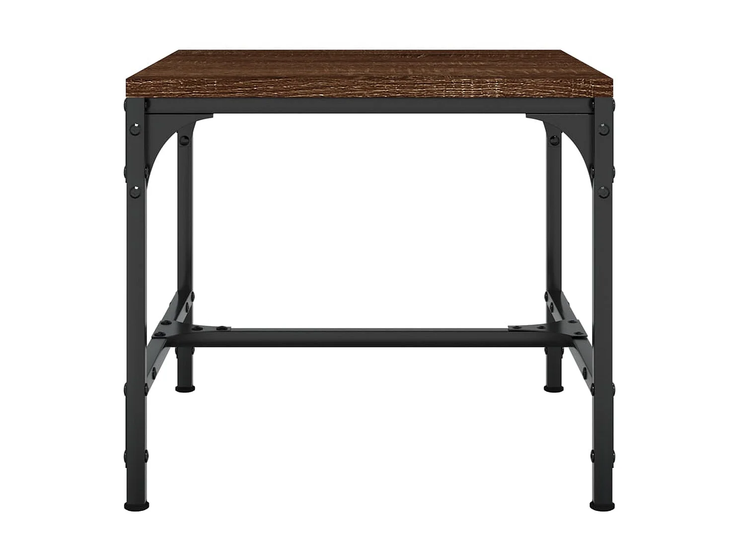 Mesa de centro 50x50x35 cm derivados madeira carvalho castanho PT941819