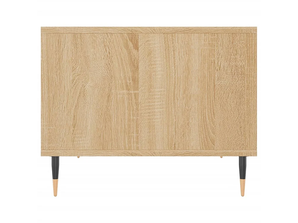 Table basse chêne sonoma 60x50x40 cm bois d'ingénierie OFR37131 BonneVie Meuble