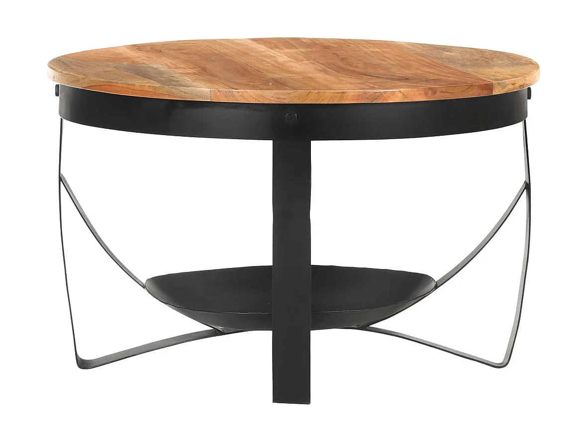 Salontafel Ø 68x43 cm massief acaciahout NL37919