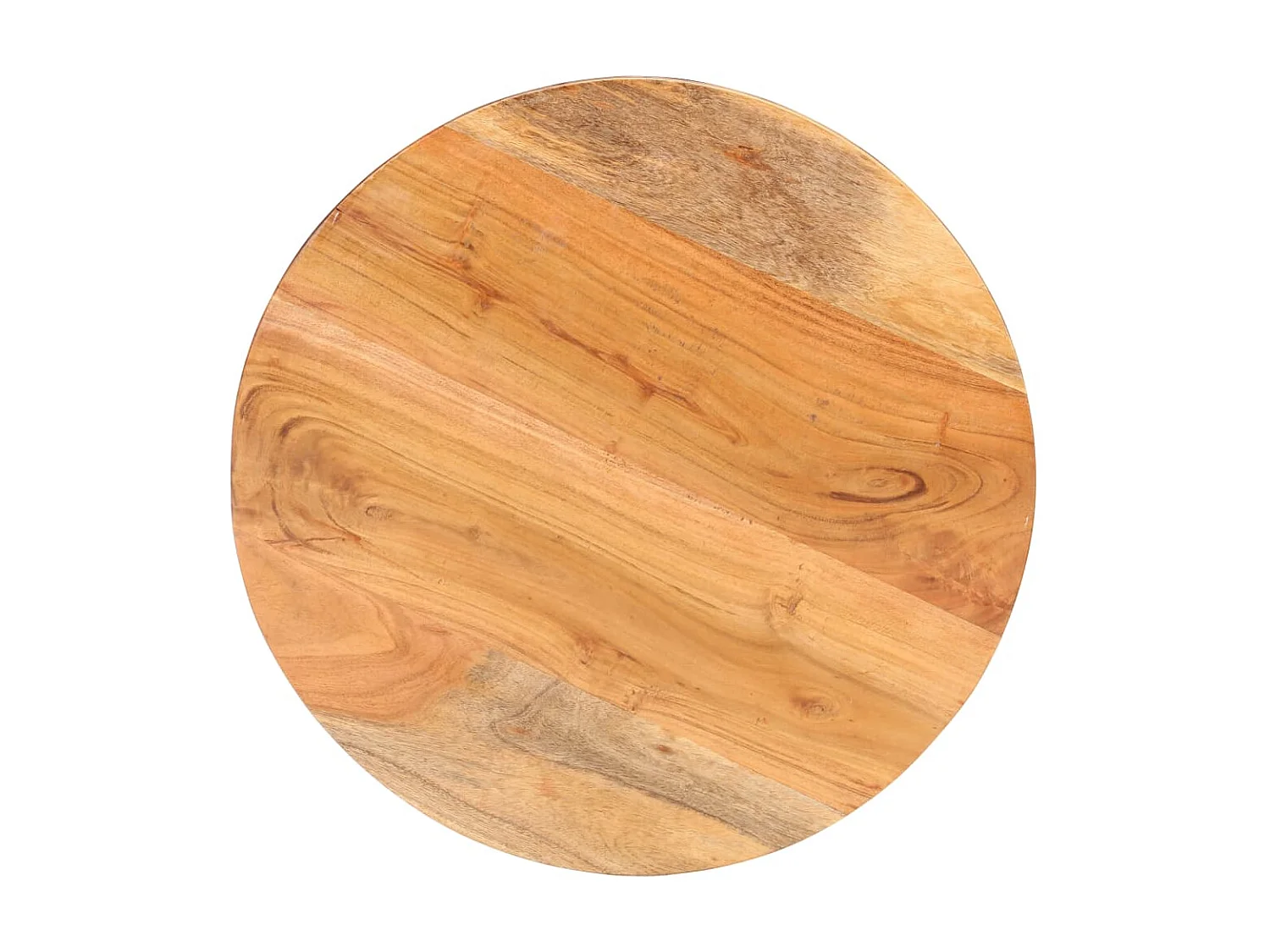 Table basse Ø68x43 cm Bois d'acacia solide OFR31573 BonneVie Meuble