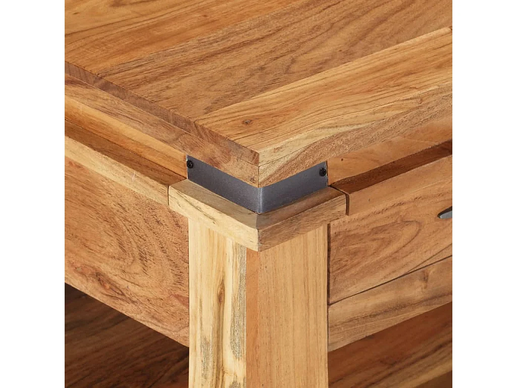 Mesa de centro 110x52x45 cm madeira de acácia maciça PT203797