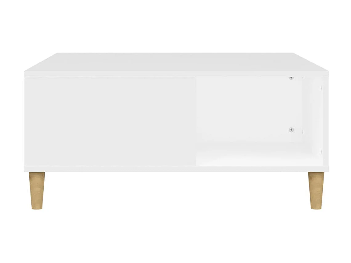 Mesa de centro 80x80x36,5 cm derivados de madeira branco PT358850