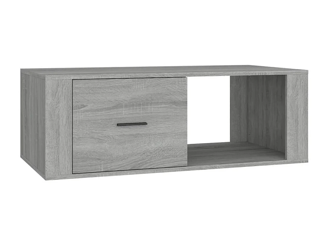 Mesa de centro madera contrachapada gris Sonoma 100x50,5x35 cm ES50097