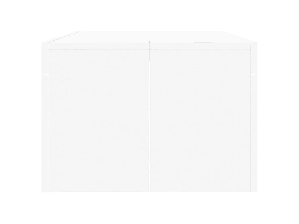 Table basse blanc 102x50x36 cm bois d'ingénierie OFR10310 BonneVie Meuble